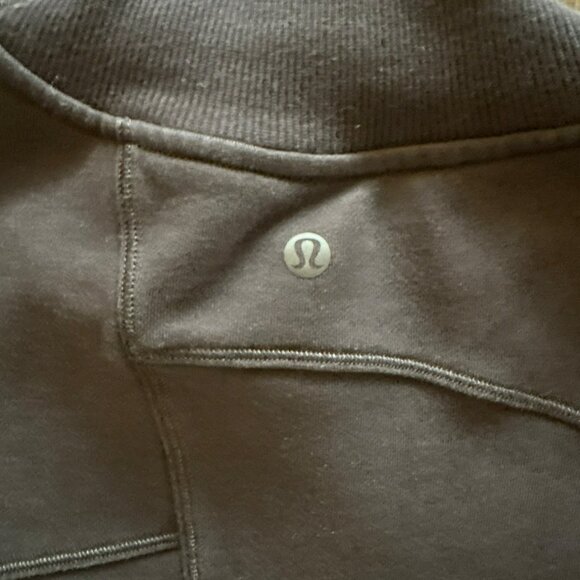 Lululemon Broken Beats Sweater Dress Black Long Sleeve Size L - Picture 7 of 7